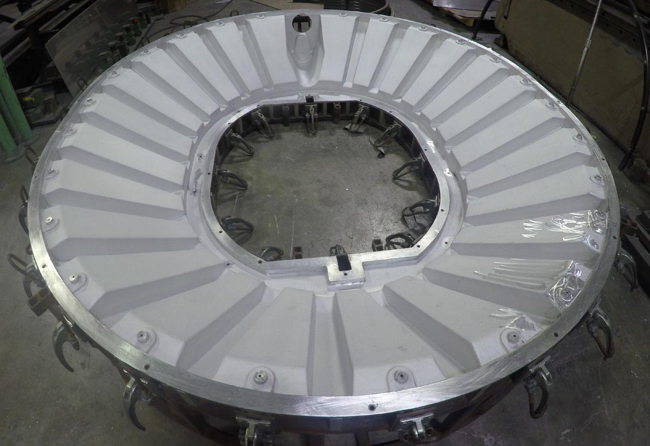 fabricatedmold Fabricated Aluminum Mold for Rotational Molding