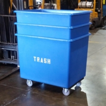 Rotomolded 16 Bushel Trash Carts