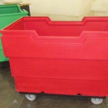 16 cubic foot laundry material handling cart