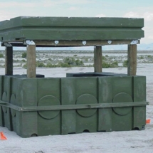 Rotomolded Defense Bunker
