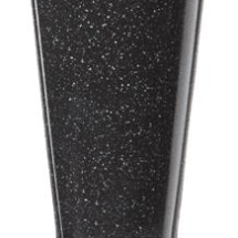 Black Granite Cemetery Flower Vase