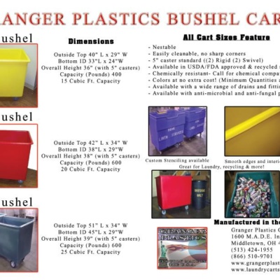 Rotomolded Bushel Cart Information 12 Bushel Carts