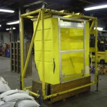 Rotomolded ULD Container during Ultimate Load Test