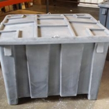 Rotomolded Bulk Storage Container GP1004 with (4) locking hasps