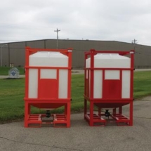 Rotomolded Hopper Bottom 400 Gallon Intermediate Bulk Containers