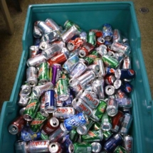 Rotomolded Material Handling Cart for Recycling