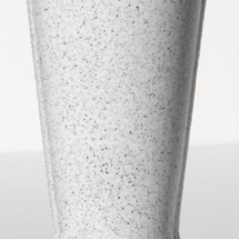 White Granite Cemetery Flower Vase