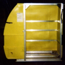 Custom Yellow Rotomolded Air Cargo Container