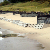 Beach Erosion Solution installed on Lake Michgan