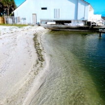 Beach being built thanks to Sandsaver Beach Erosion Barriers