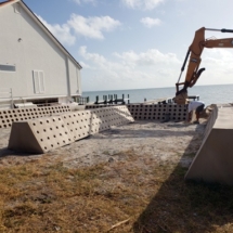 Sandsavers preparing to be installed in Gulf of Mexico