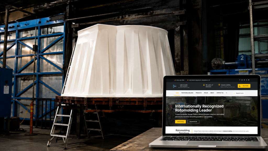 grangerPressReleasePhoto Rotomolded Tornado Shelter on Rotational Molding Machine
